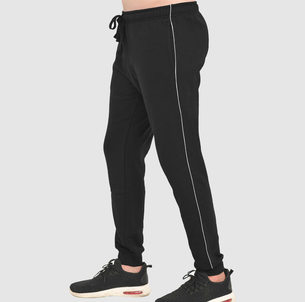 Black Fleece Trousers Full Time Sports Trouser for winter - Sweatpants