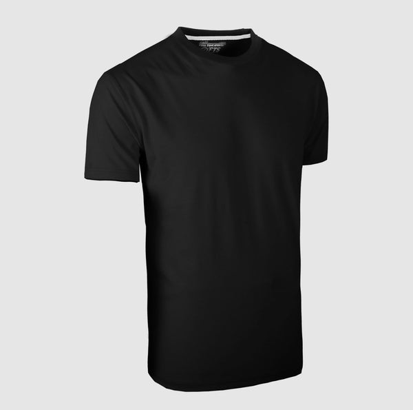 Black T Shirt Short Sleeves|Plain Round Neck Shirt