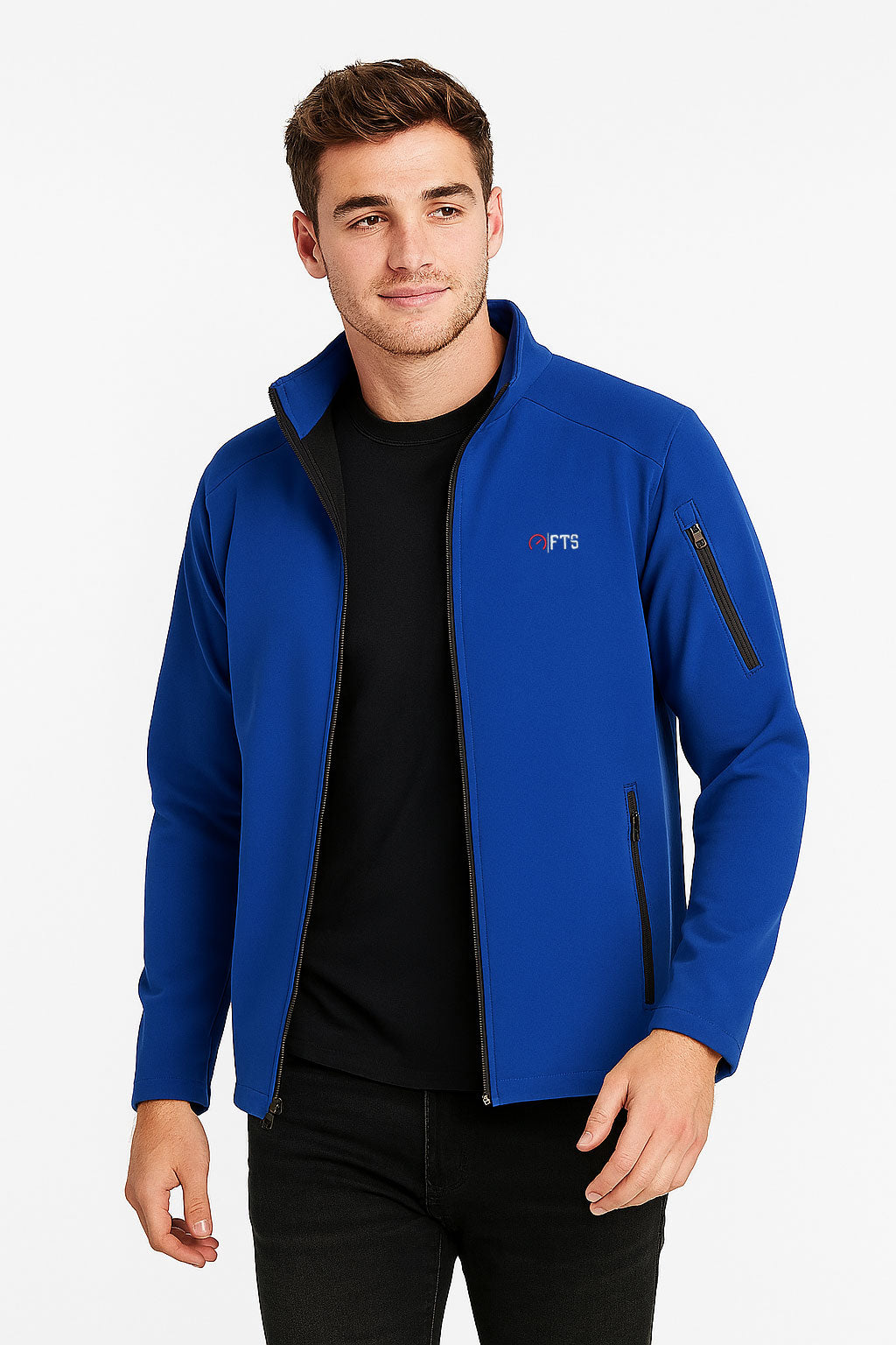 Inner Shell Shell Jacket Blue Jacket with Black Inner Men’s Soft Shell Jacket Lightweight, Wate ...