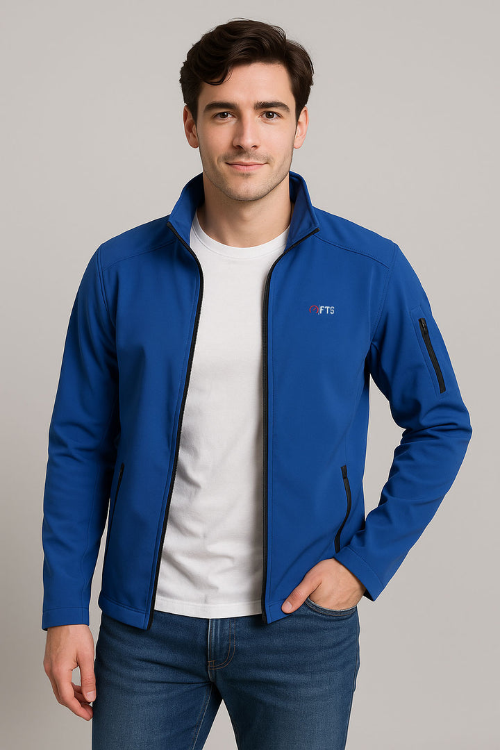 Bright Blue Jacket Men’s Soft Shell Jacket Lightweight, Waterproof & W ...