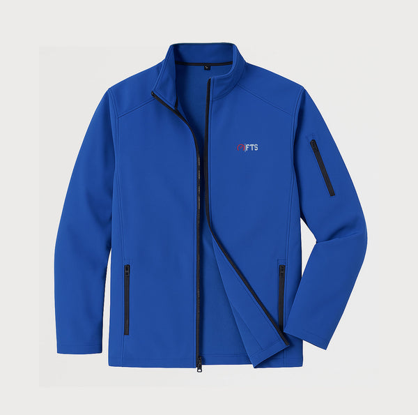 Bright Blue Jacket Men’s Soft Shell Jacket Lightweight, Waterproof & Windproof Upper