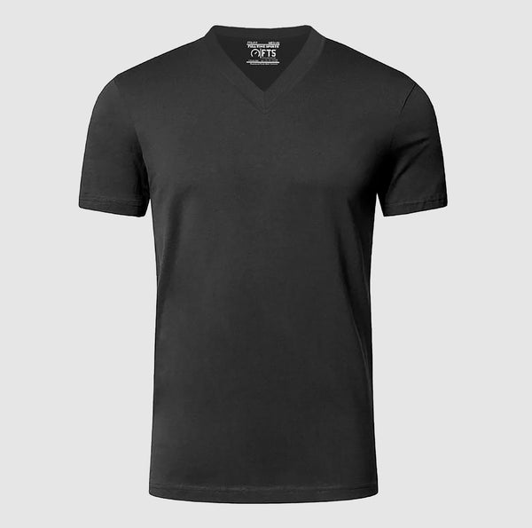 Charcoal Premium Quality V Neck  T Shirt | V-Neck Short Sleeve T-Shirts
