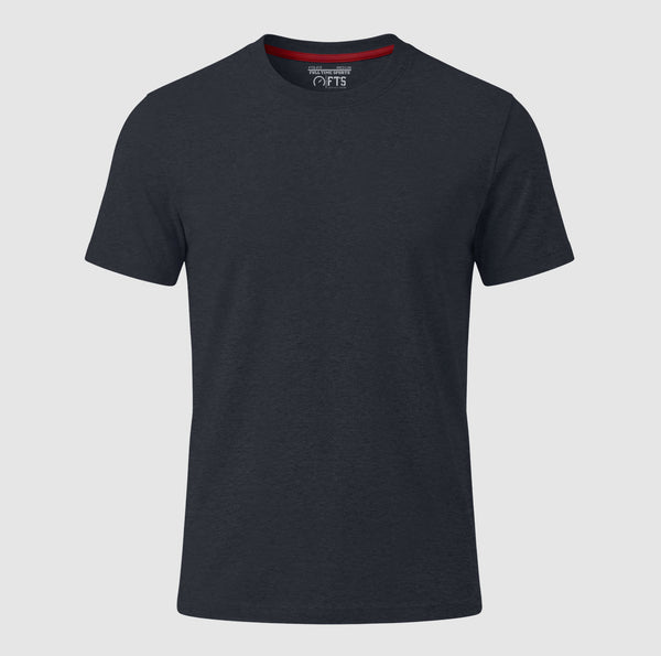 Charcoal T Shirt Short Sleeves|Plain Round Neck Shirt