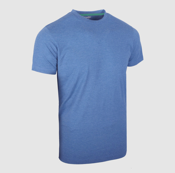 Lite Blue Short Sleeves T-Shirts|Plain Round Neck Shirt
