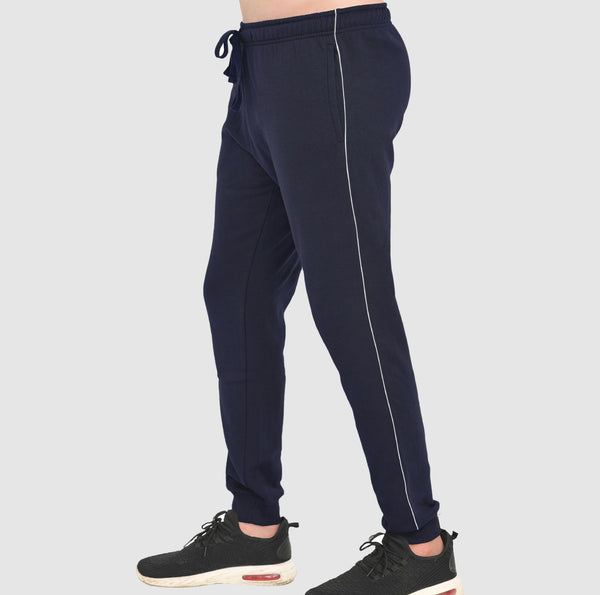 Navy Fleece Trousers Full Time Sports Trouser for winter - Sweatpants