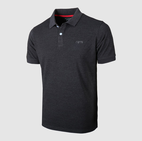 Polo Shirts Charcoal  Short Sleeve Polo For Men