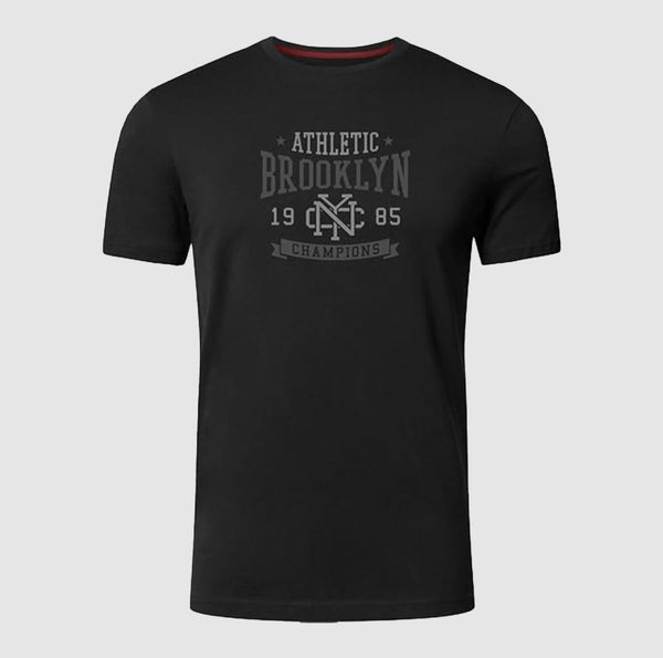 Premium Printed T-shirt | Athletic Brooklyn 100% Cotton Print T Shirt Short Sleeves