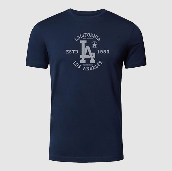 Premium Printed T-shirt | LA 1980 100% Cotton Print T Shirt Short Sleeves