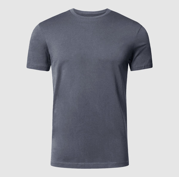 Premium Quality Grey Melange T Shirt | Round Neck Short Sleeve T-Shirts
