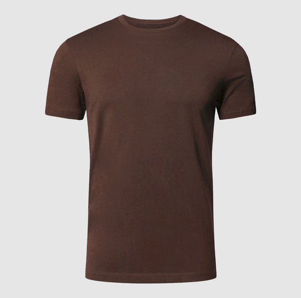 Premium Quality Quality Brown T Shirt | Round Neck Short Sleeve T-Shirts