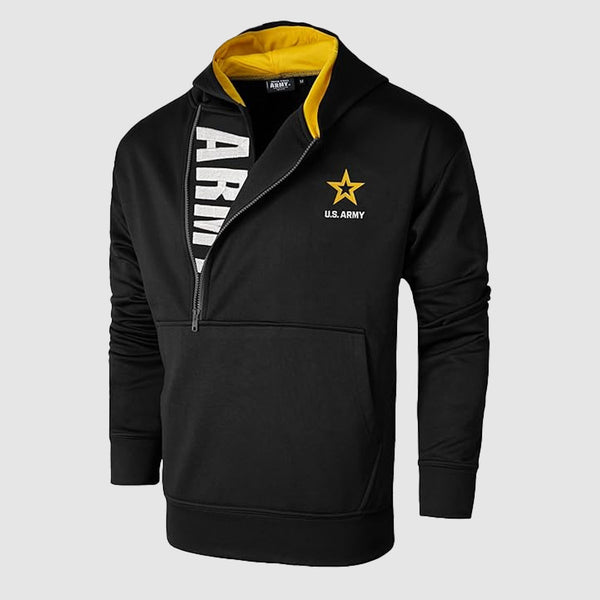 Black Army Hoodie - US ARMY Trinda / Polyester Fleece Hoodies