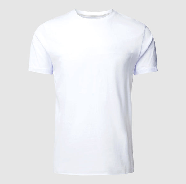 White Premium Quality T Shirt | Round Neck Short Sleeve T-Shirts