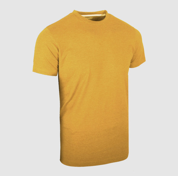 Yellow T Shirt Short Sleeves|Plain Round Neck Shirt